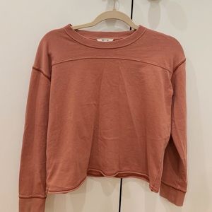 Madewell Cropped Crewneck sweatshirt